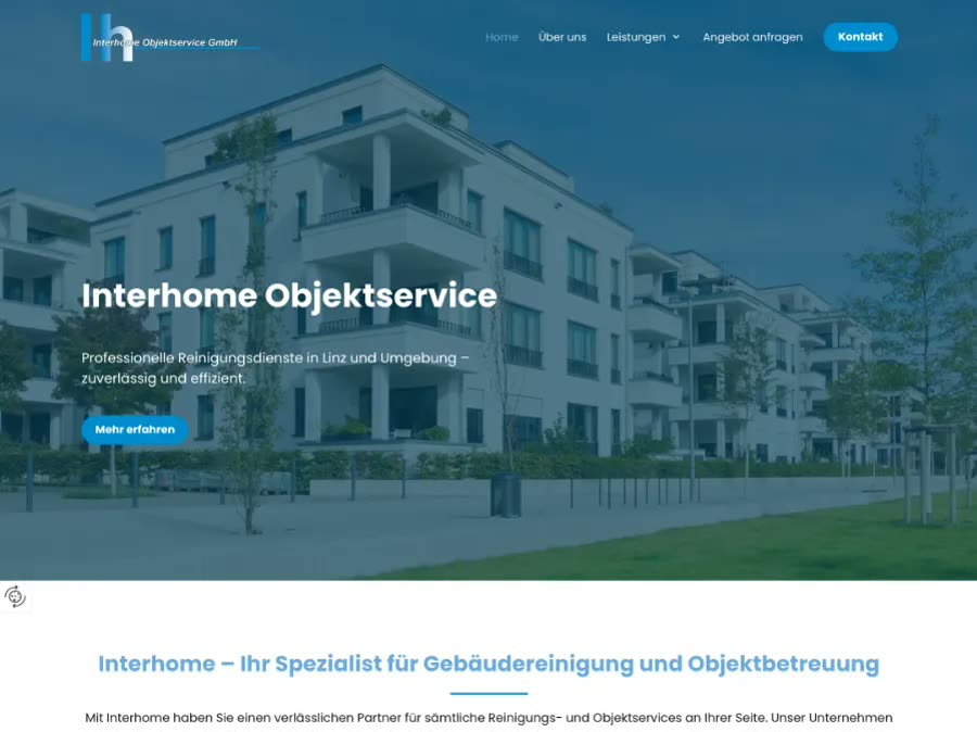 Interhome Objektservice Website